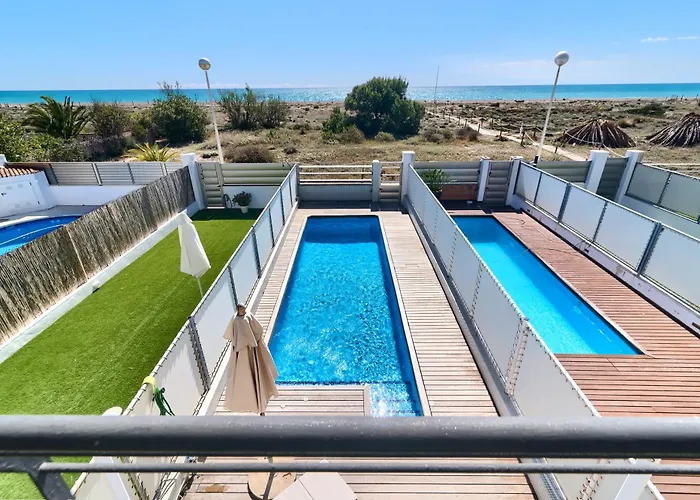 Casa Frente Al Mar Con Piscina Privada Апартаменты